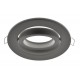 Foco basculante empotrar Acero 103mm, para Lámpara GU10/MR16, Blanco, Níquel ó Negro